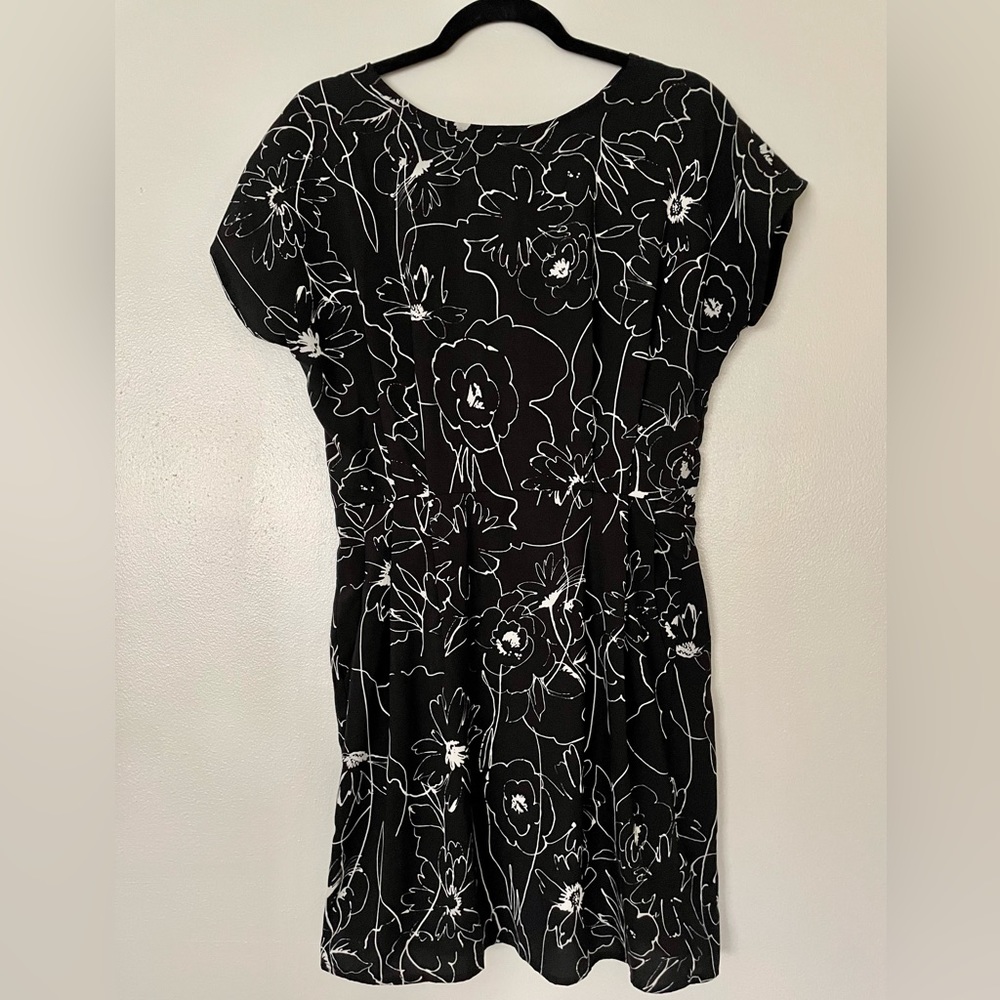Böhme Floral Black and White Dress